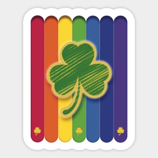 St. Patrick’s Day - Fun Shamrock Sticker